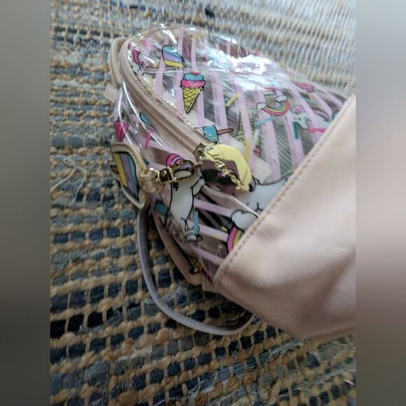 Luv Betsey Johnson Ice Cream Backpack Mini Pink Purple Rainbow Cute Girlhoodcore - Picture 12 of 12